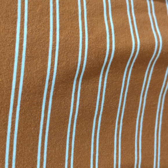 Old Navy Tan And White Striped Long Sleeve T-shirt Dress Size Large - Picture 3 of 5